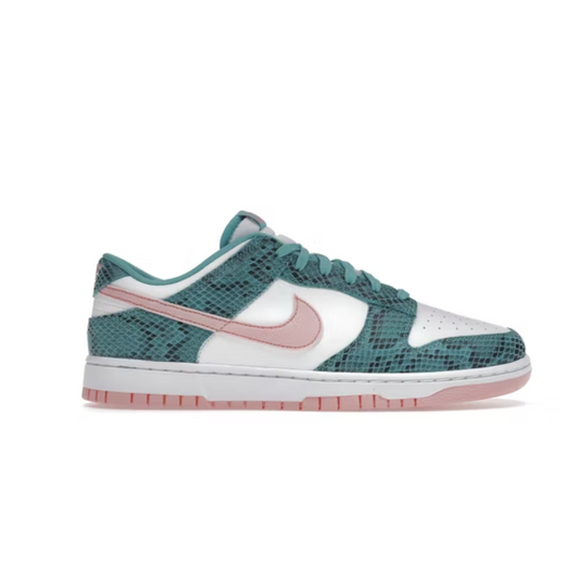 Nike Dunk Low Snakeskin Washed Teal Bleached Coral