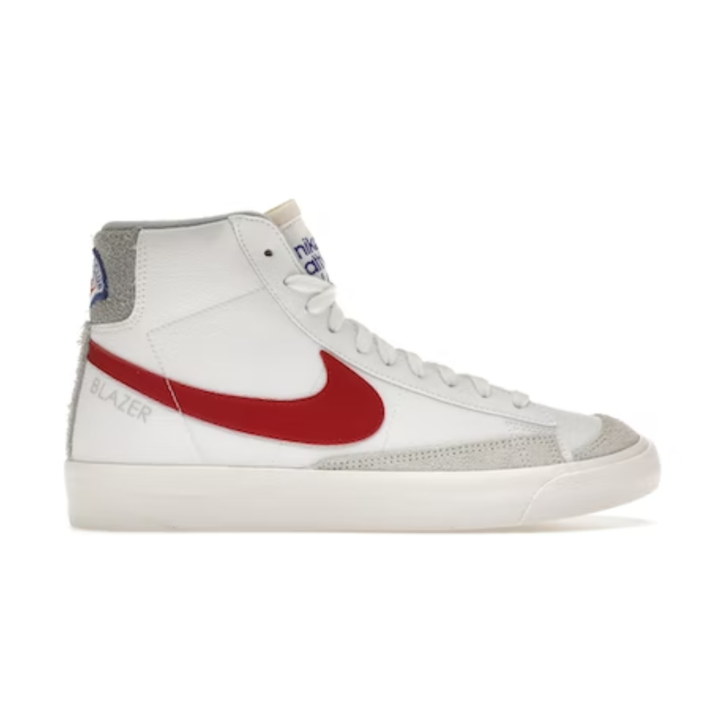 Nike Blazer Mid 77 Athletic Club Blanc Gym Rouge