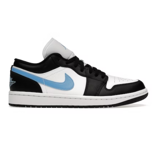 Jordan 1 Low Black University Blue White (W)