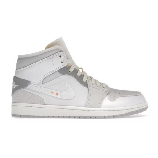 Jordan 1 Mid SE Craft Inside Out Blanc Gris 