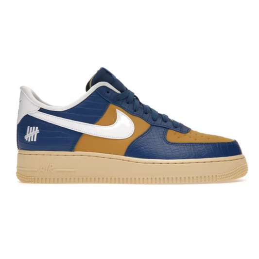 Nike Air Force 1 Low SP Undefeated 5 On It Blue Yellow Croc