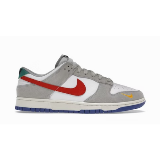 Nike Dunk Low Light Iron Ore Red Blue