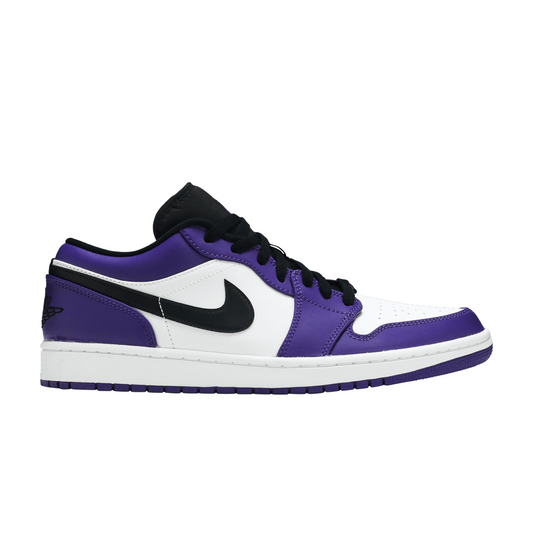 Jordan 1 Low Court Purple White