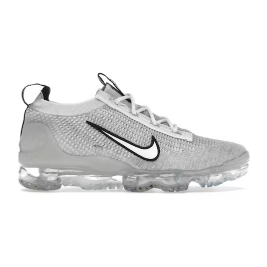 Nike Air VaporMax 2021 FK White Black Metallic Silver