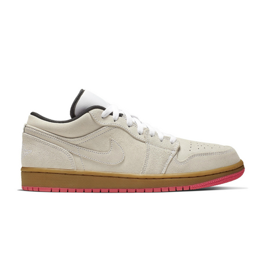 Jordan 1 Low White Gum Hyper Pink