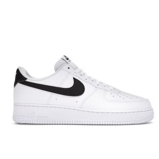 Nike Air Force 1 Low '07 White Black Pebbled Leather