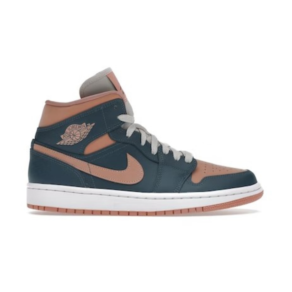 Jordan 1 Mid vert sarcelle foncé (W)