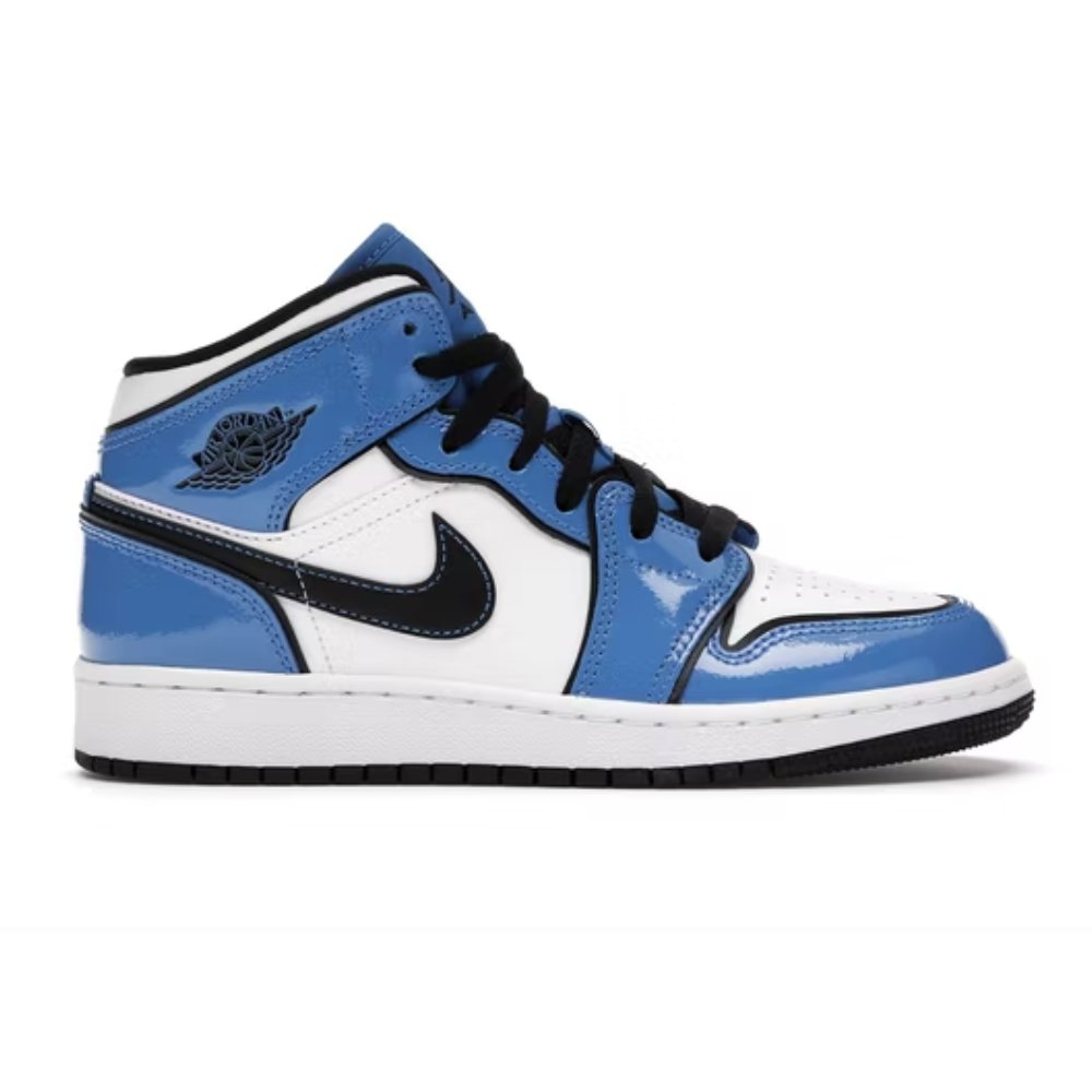 Jordan 1 Mid Signal Blue (GS)
