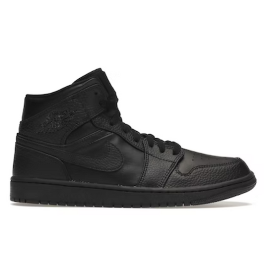 Jordan 1 Mid Triple Noir